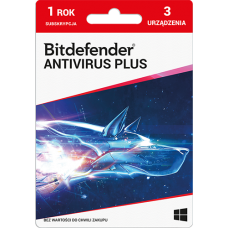 Bitdefender Antivirus Plus - 3 devices / 1 year