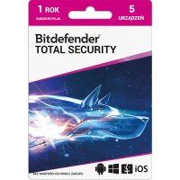 Bitdefender Total Security - 5 devices / 1 year