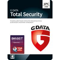 Antivirus software G Data Total Security - 1 device / 1 year